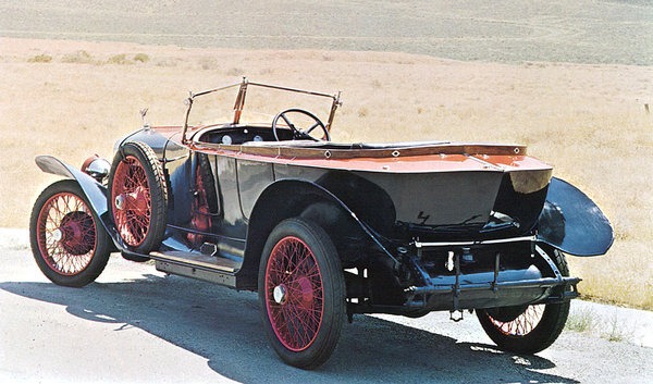 1922 isotta-fraschini tipo 8 boattail tourer sala chassis 312