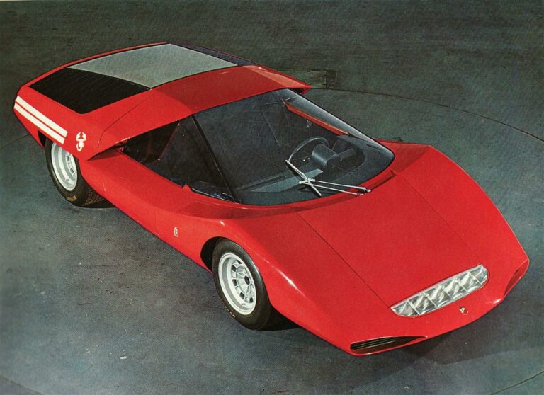 1969 Abarth 2000 Scorpione Concept by Pininfarina, the Italian Samurai