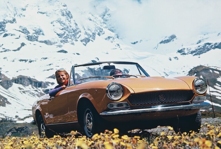 The Fiat 124 Sport Spider History