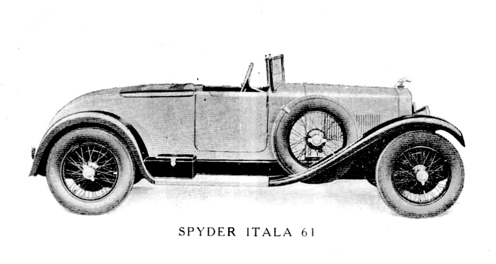 Itala 61 spyder Viotti Tolfo