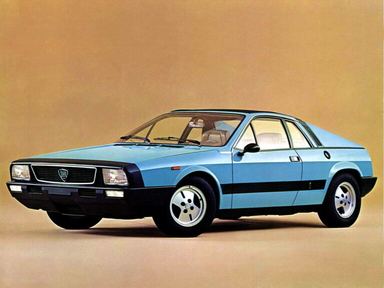 The Lancia Montecarlo, the small mid-engined coupé