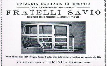 Carrozzeria Savio: The History